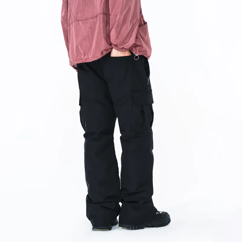 ENSHADOWER Down Pants Insulated Pants Unisex Black-4