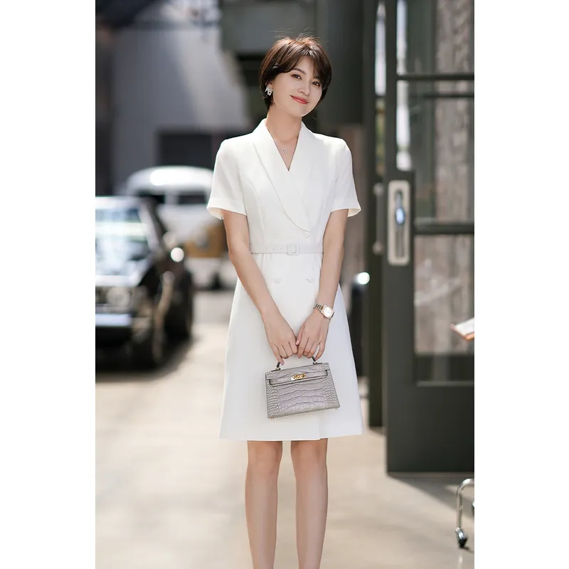 ONE SHALLOW Short Sleeved Dresses Women's-2