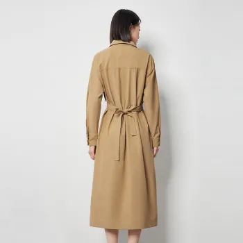 Initial Language Long Sleeved Dresses Women's