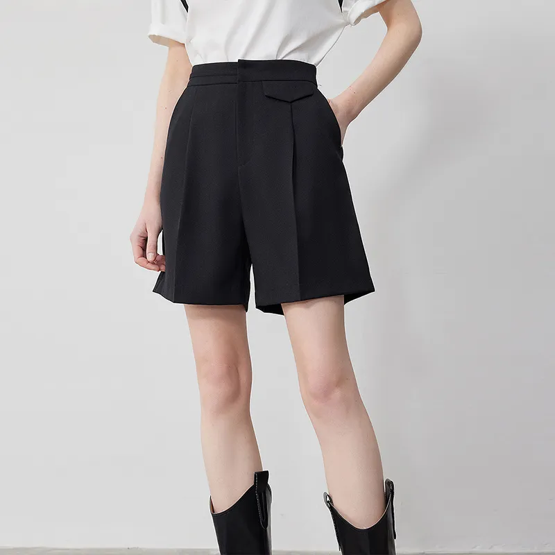 Initial Language Casual Shorts Women's-13