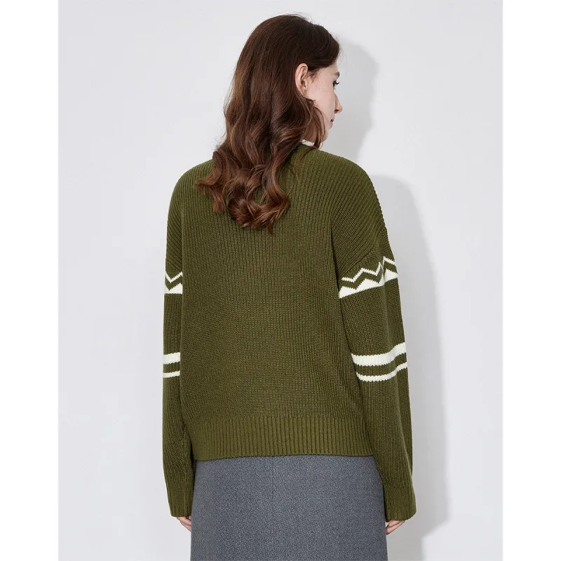Initial Language Sweater Women's-5
