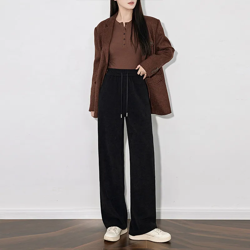 Initial Language Casual Pants Women's-3