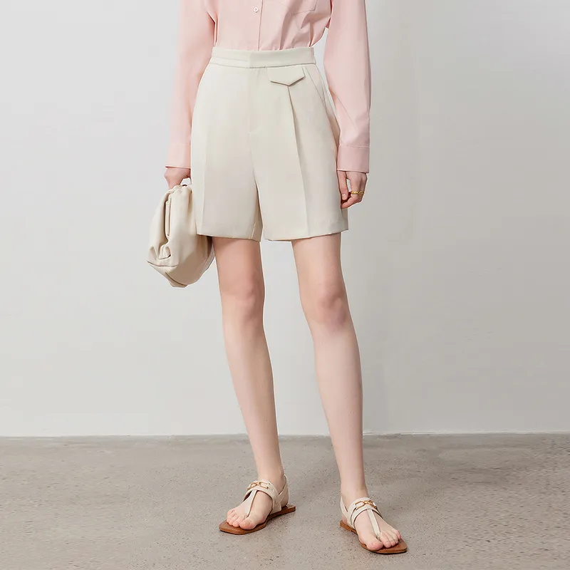 Initial Language Casual Shorts Women's-7