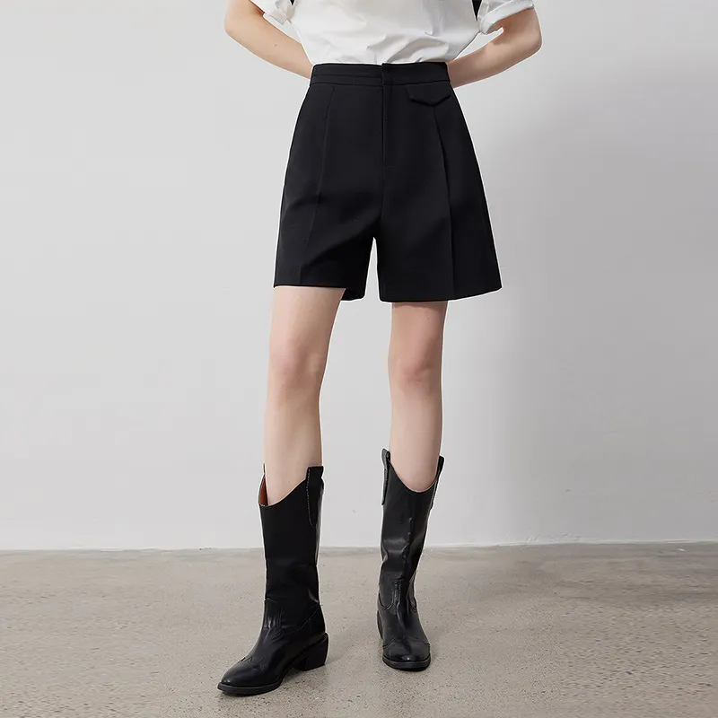 Initial Language Casual Shorts Women's-12