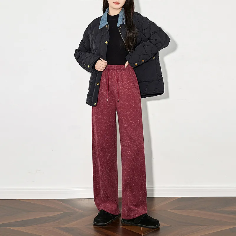 Initial Language Casual Pants Women's-8