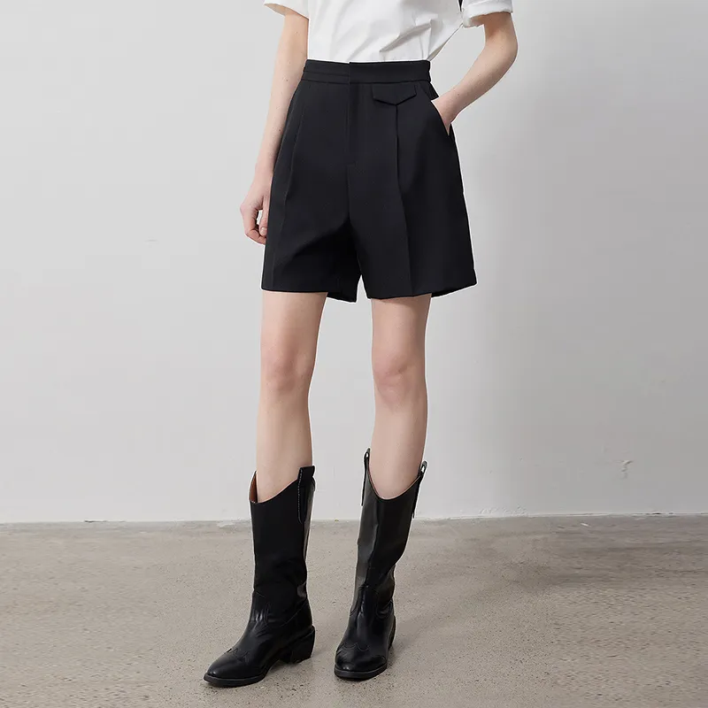Initial Language Casual Shorts Women's-14