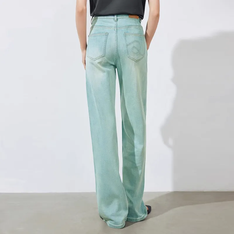 Initial Language Jeans Women's Vintage Green-5