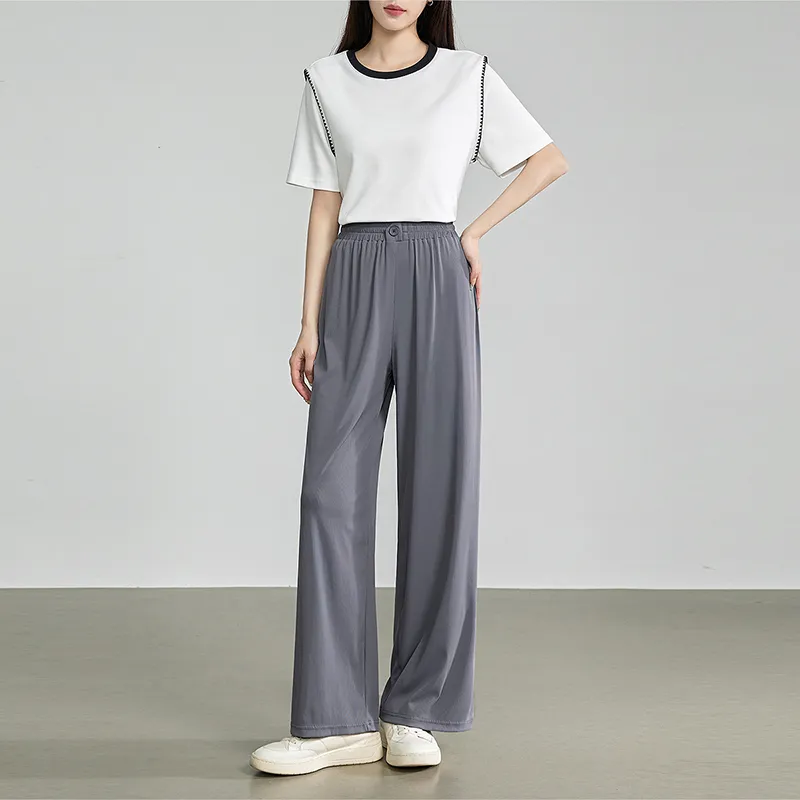 Initial Language Casual Pants Women's-22