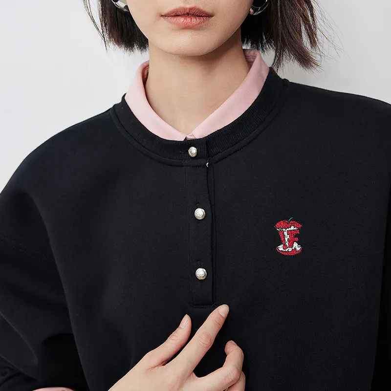 Initial Language Sweatshirt Women's-6