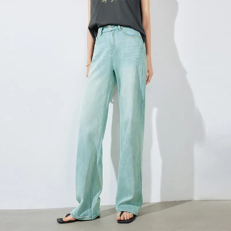 Initial Language Jeans Women's Vintage Green-3