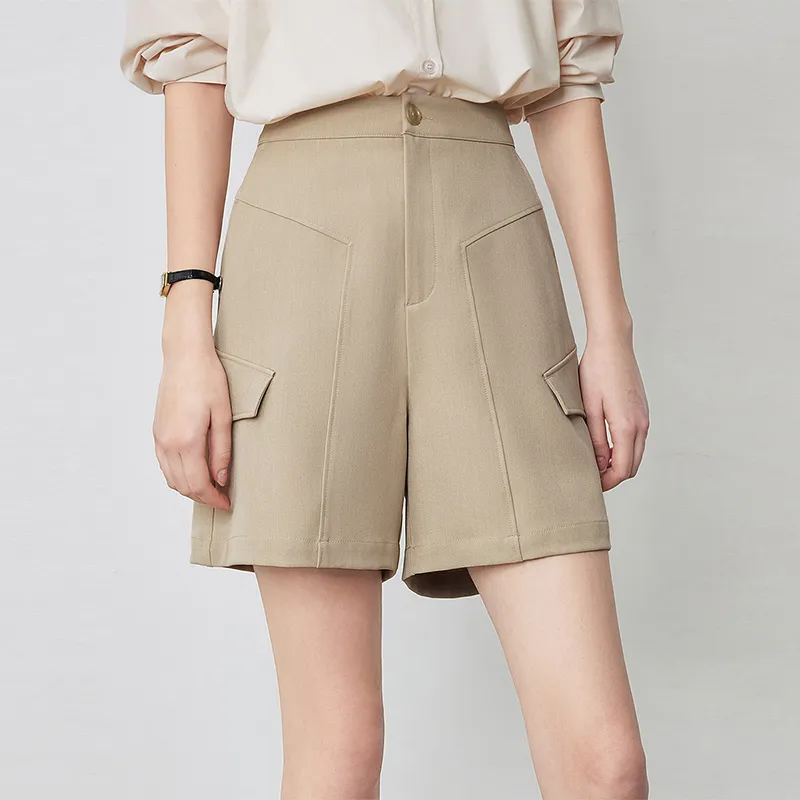 Initial Language Casual Shorts Women's-1