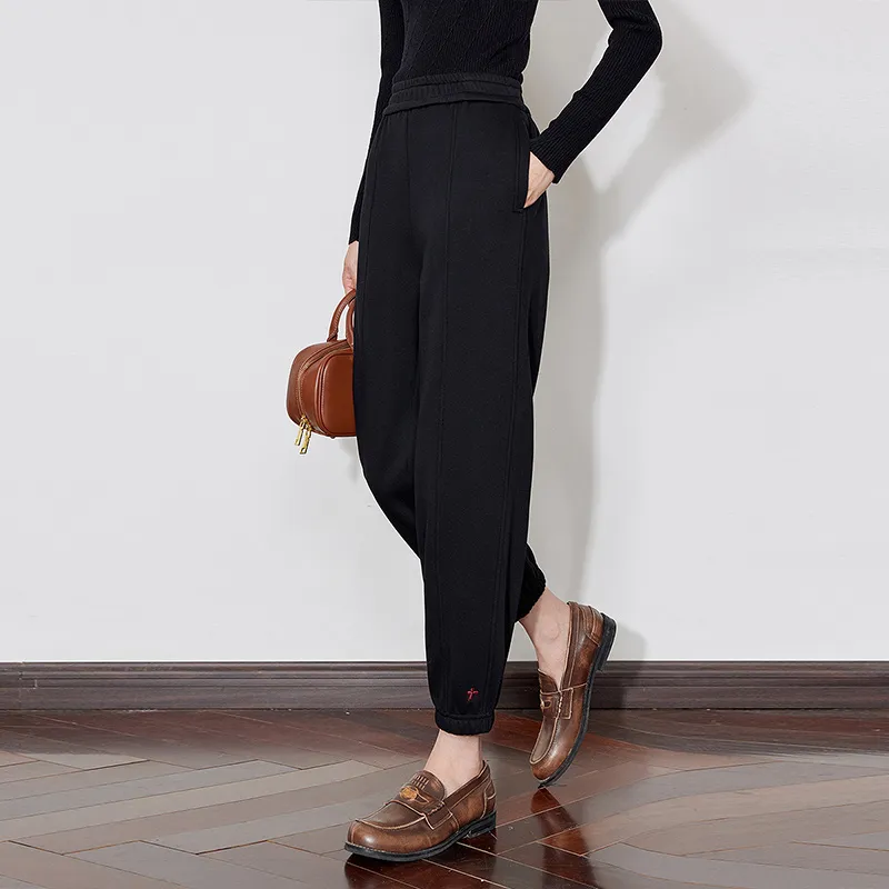 Initial Language Casual Pants Women's-2