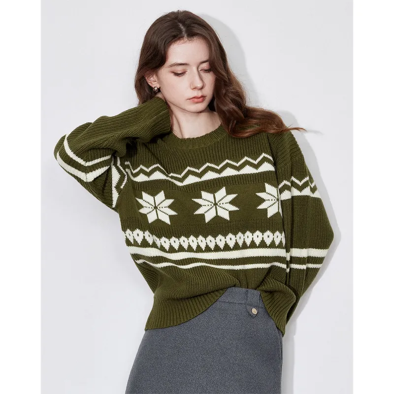 Initial Language Sweater Women's-4