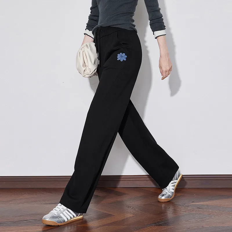 Initial Language Casual Pants Women's-3