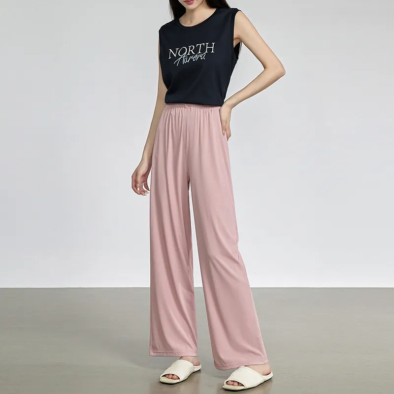 Initial Language Casual Pants Women's-17