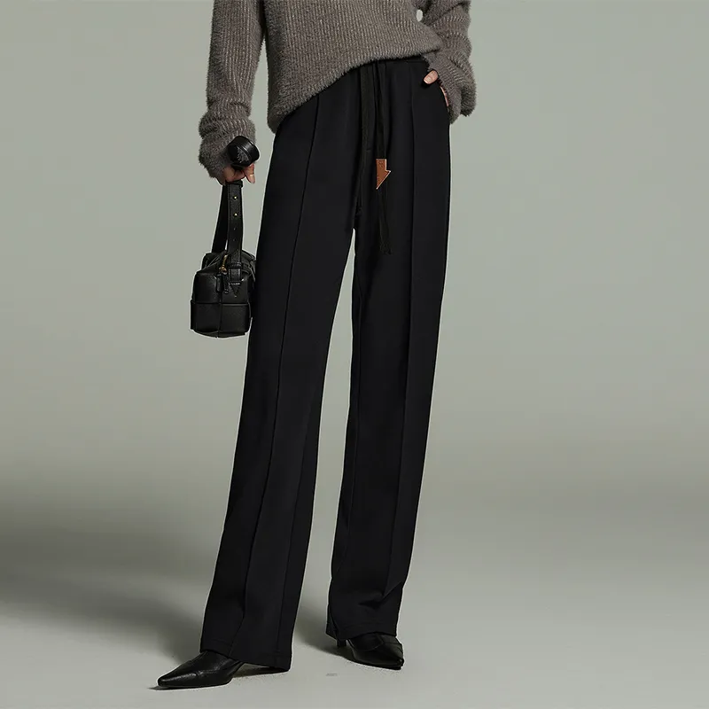 Initial Language Casual Pants Women's-8