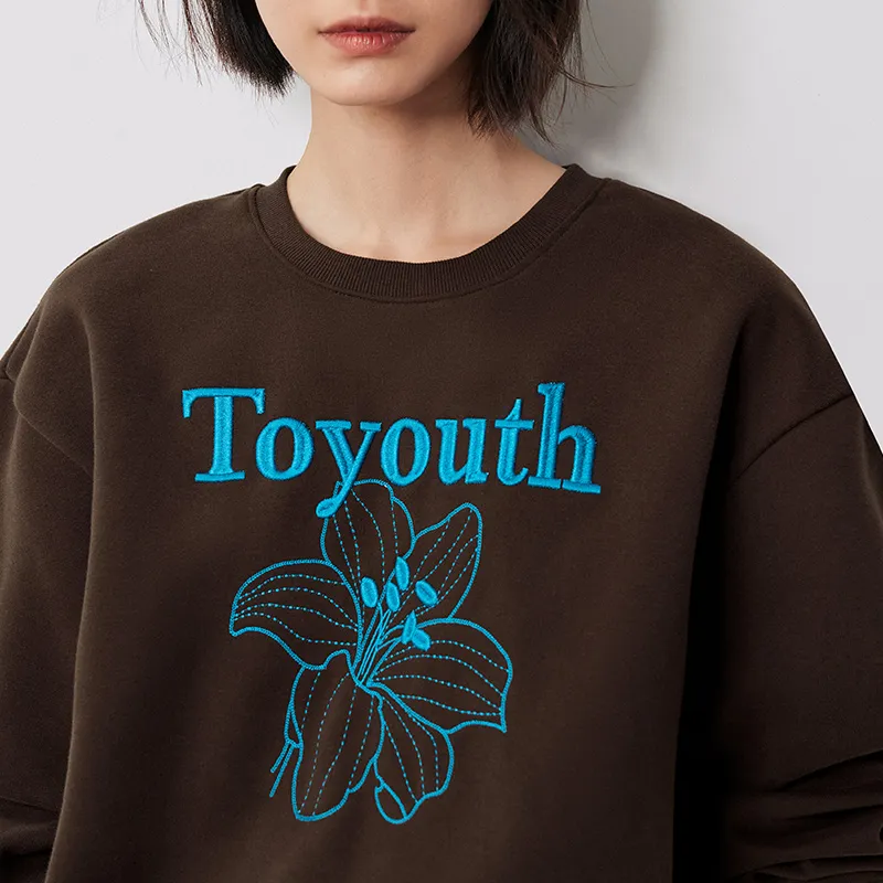 Initial Language Sweatshirt Women's-6