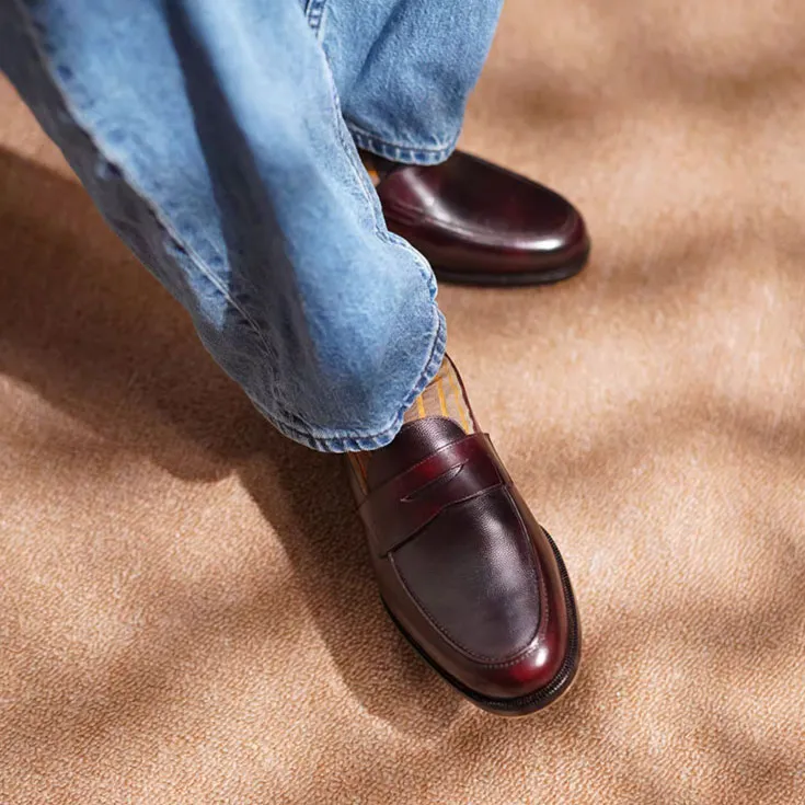 Kitamachi Elderly Father in Law Loafers Men's-14