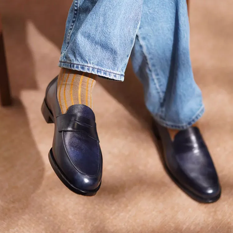 Kitamachi Elderly Father in Law Loafers Men's-7