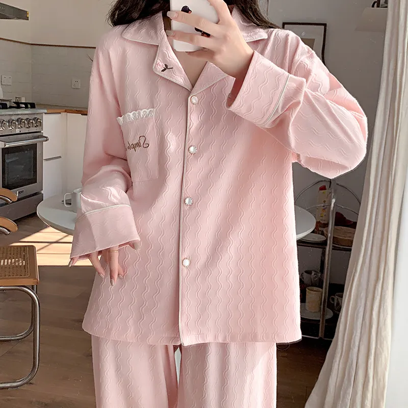 DanceBees Pajama Set Women's Pink-3