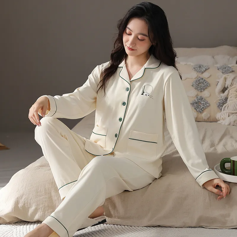DanceBees Pajama Set Women's Apricot-4