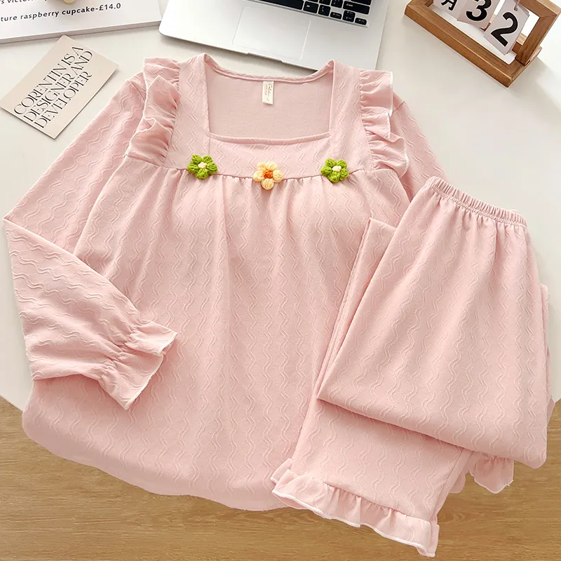DanceBees Pajama Set Women's Pink-3
