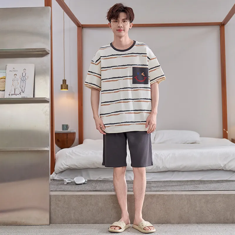 DanceBees Pajama Set Men's Image Color-4