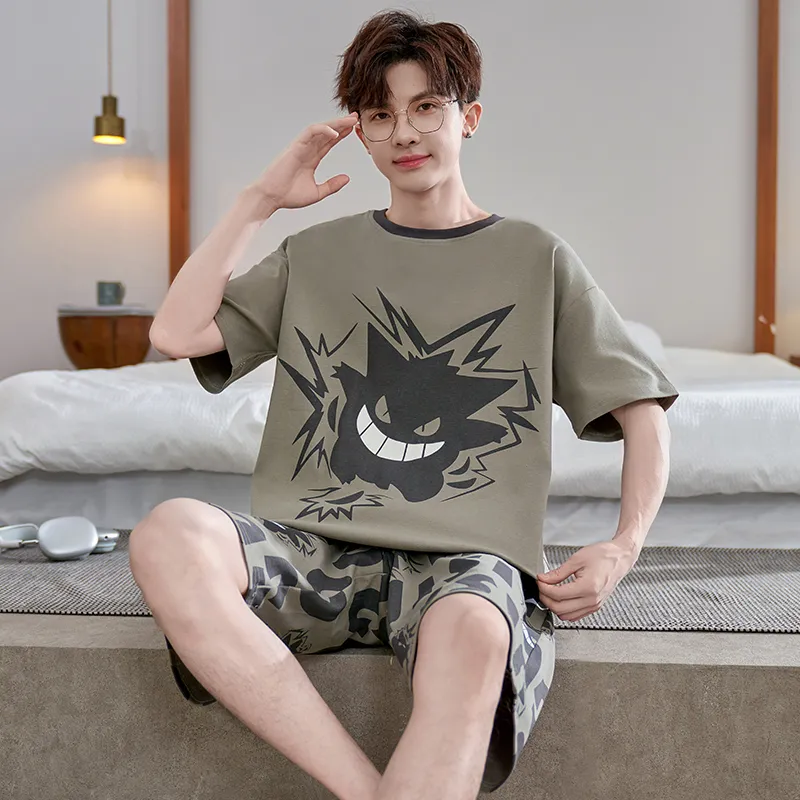 DanceBees Pajama Set Men's Image Color-3