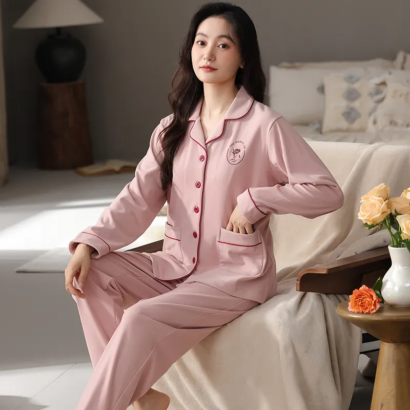 DanceBees Pajama Set Women's Pink-1