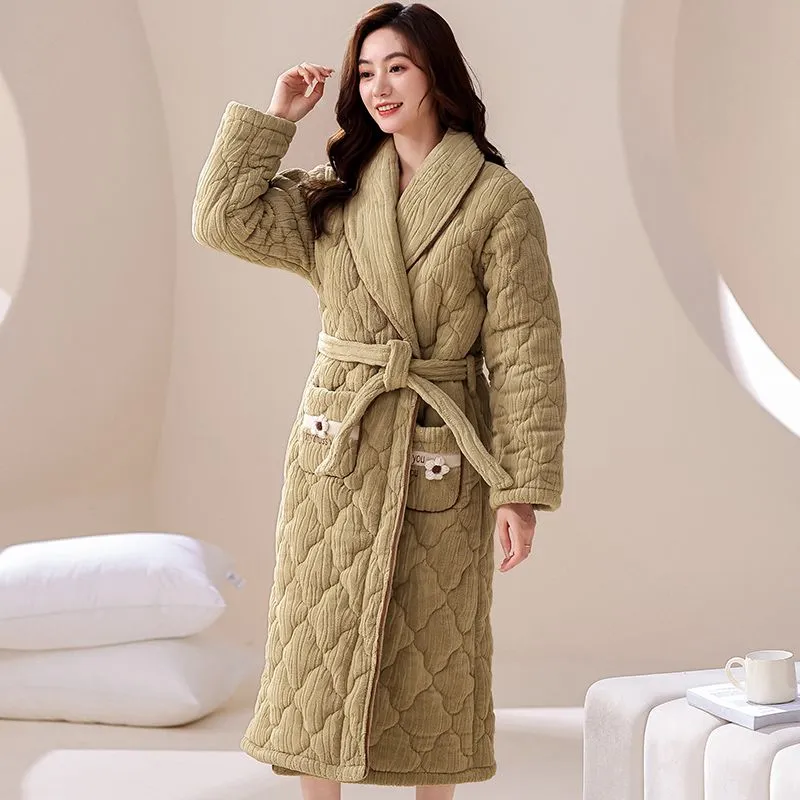 DanceBees Pajama Robe Women's Image Color-1