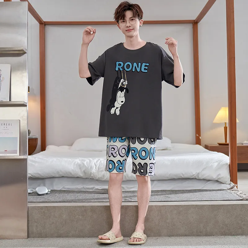 DanceBees Pajama Set Men's Standard Color-4