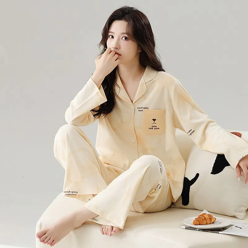 DanceBees Pajama Set Women's Apricot-3