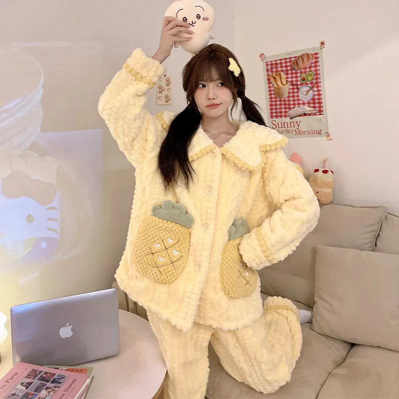 DanceBees Pajama Set Women's Image Color-4