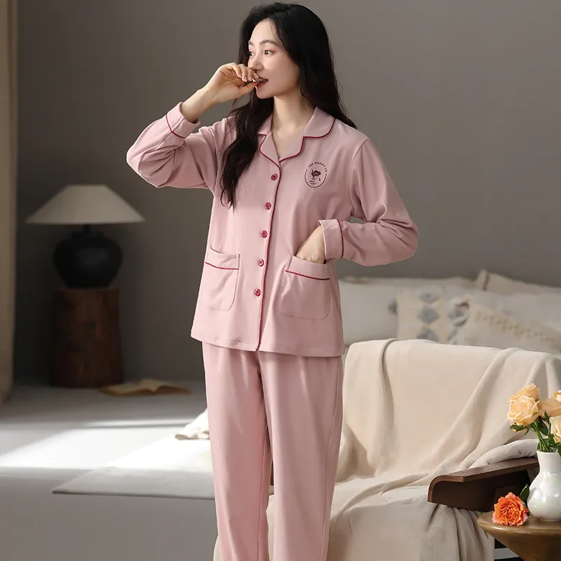 DanceBees Pajama Set Women's Pink-2