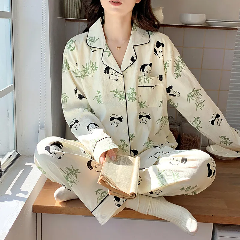 DanceBees Pajama Set Women's Apricot-2