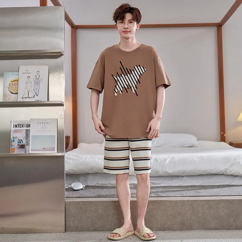 DanceBees Pajama Set Men's Image Color-4