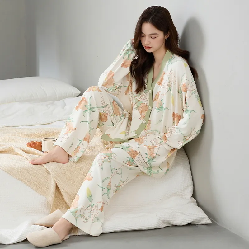 DanceBees Pajama Set Women's Standard Color-2