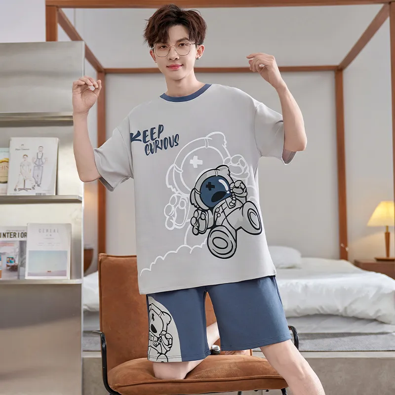 DanceBees Pajama Set Men's Image Color-3