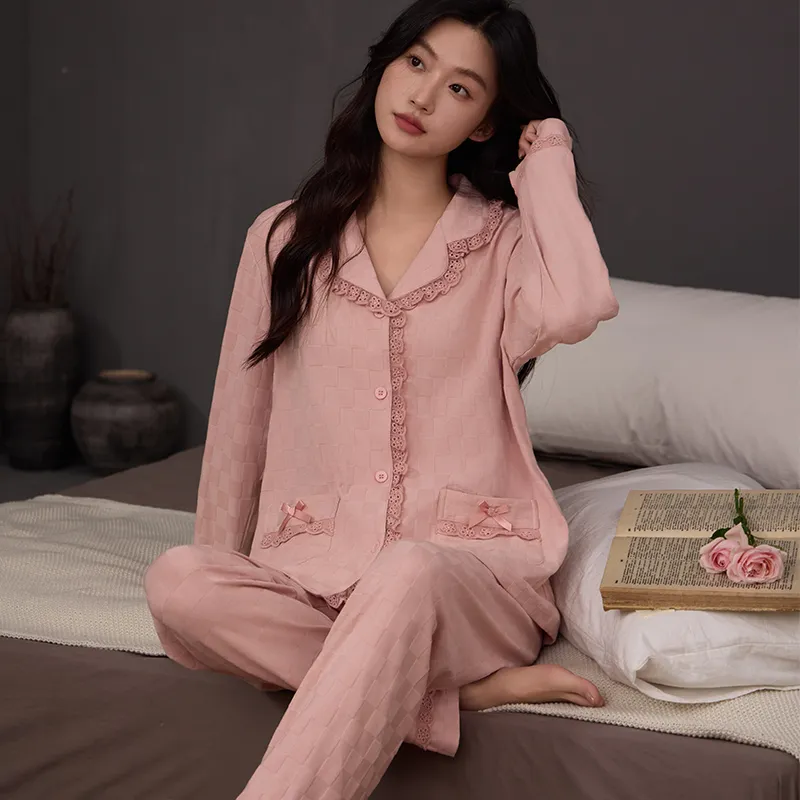 DanceBees Pajama Set Women's Pink-1