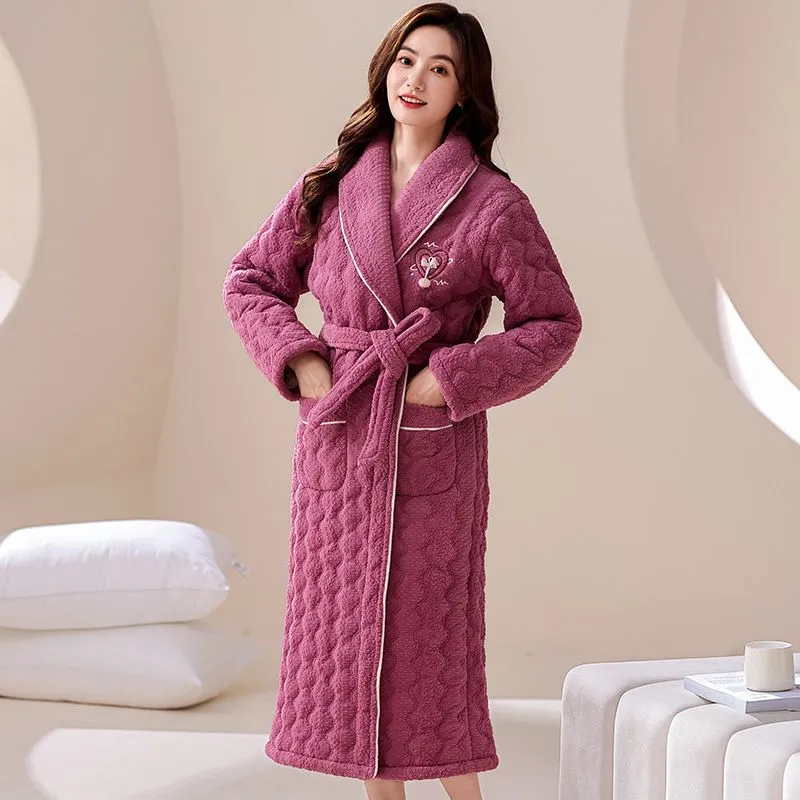 DanceBees Pajama Robe Women's Image Color-1