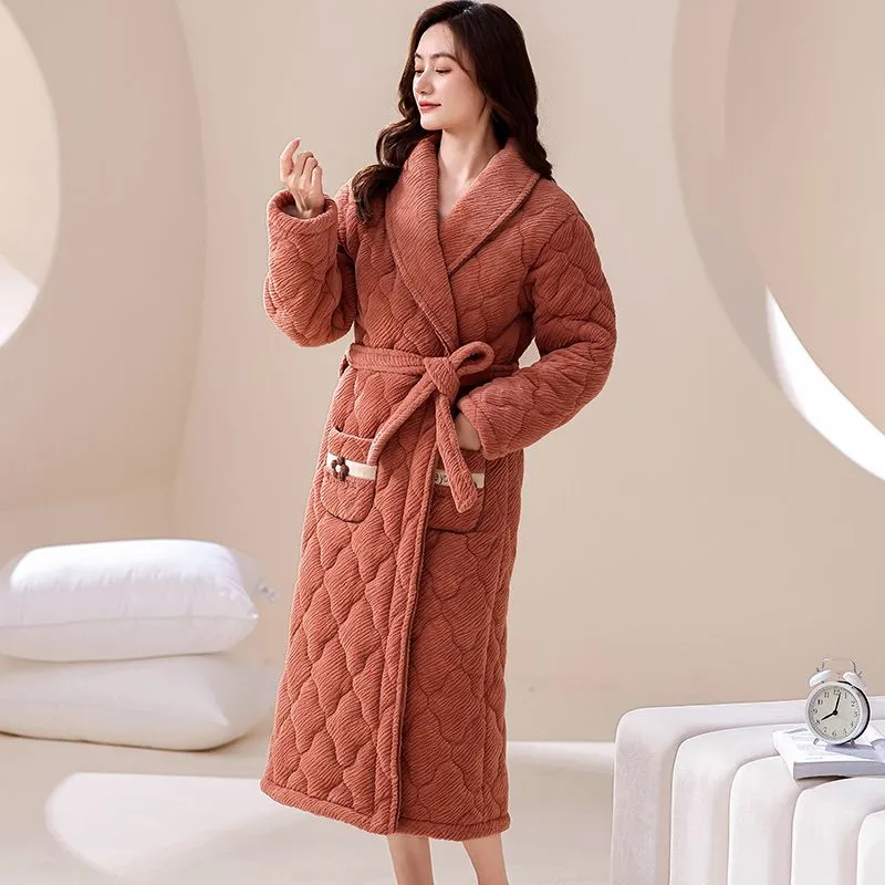 DanceBees Pajama Robe Women's Standard Color-1
