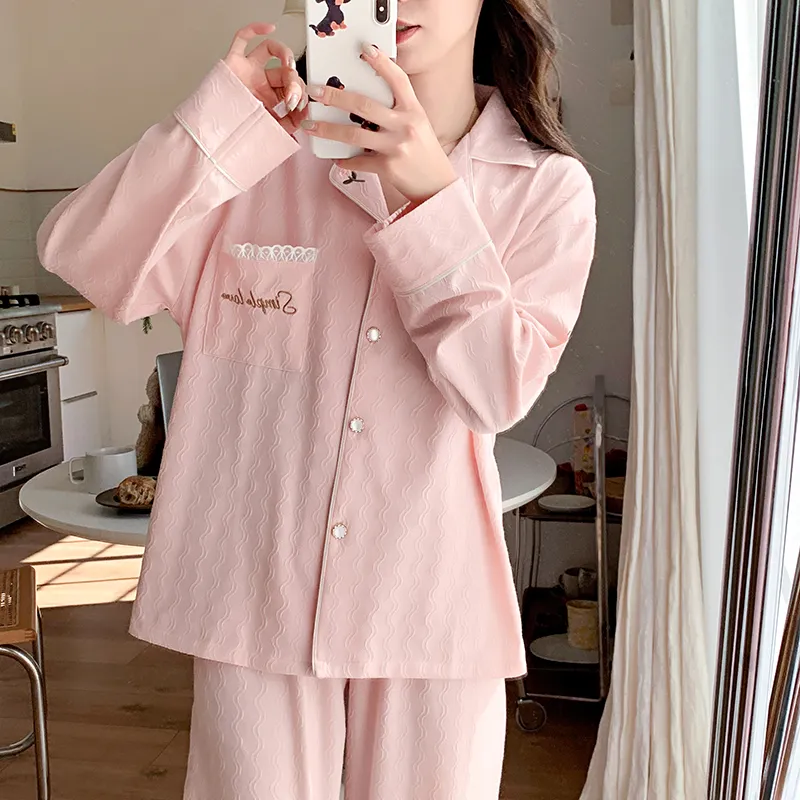 DanceBees Pajama Set Women's Pink-4