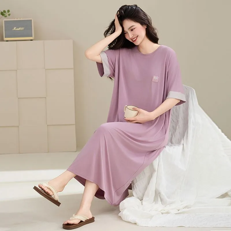 DanceBees Nightgown Women's Purple-2