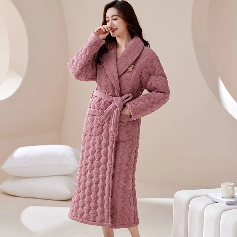 DanceBees Pajama Robe Women's Standard Color-1