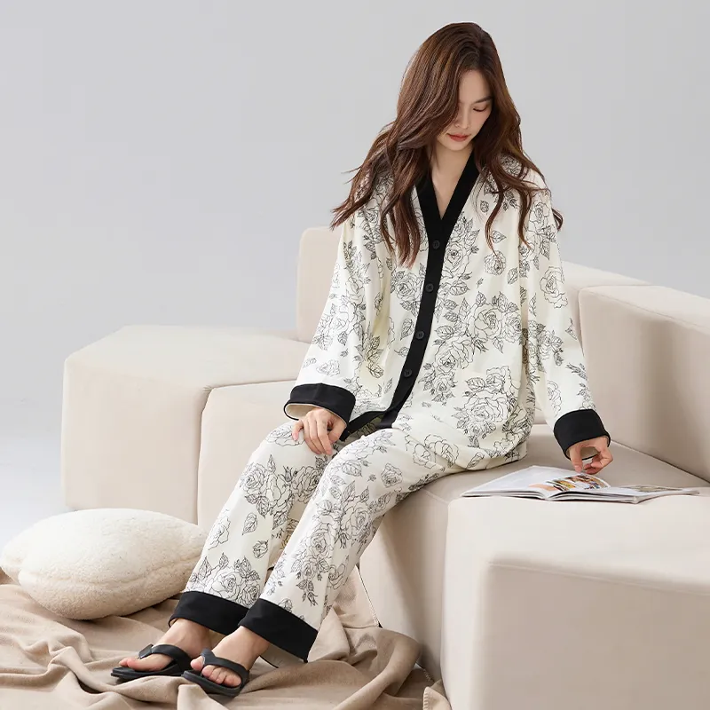 DanceBees Pajama Set Women's Standard Color-2
