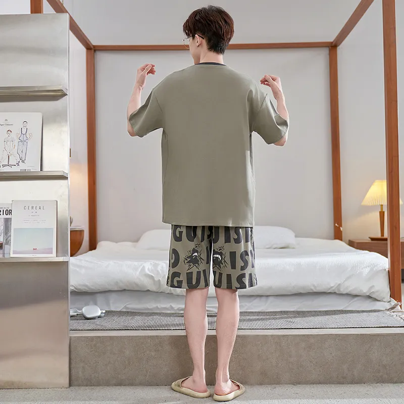 DanceBees Pajama Set Men's Image Color-5