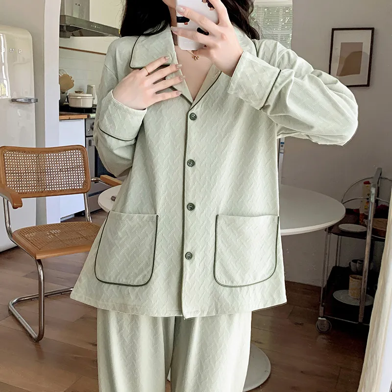 DanceBees Pajama Set Women's Green-1