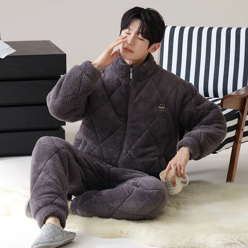 DanceBees Pajama Set Men's Standard Color-5