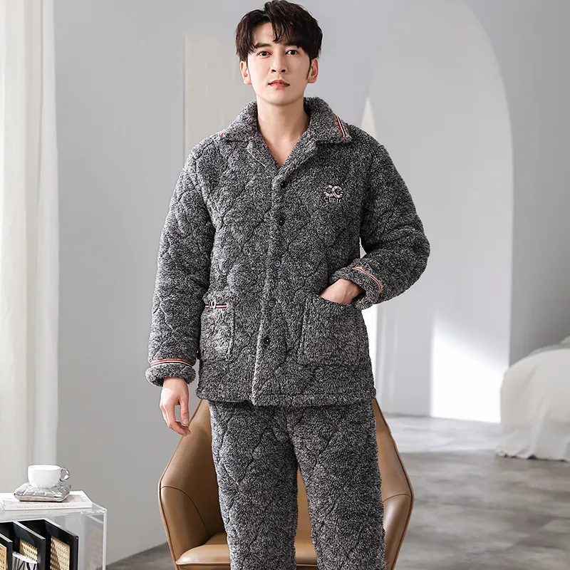 DanceBees Pajama Set Men's Standard Color-2