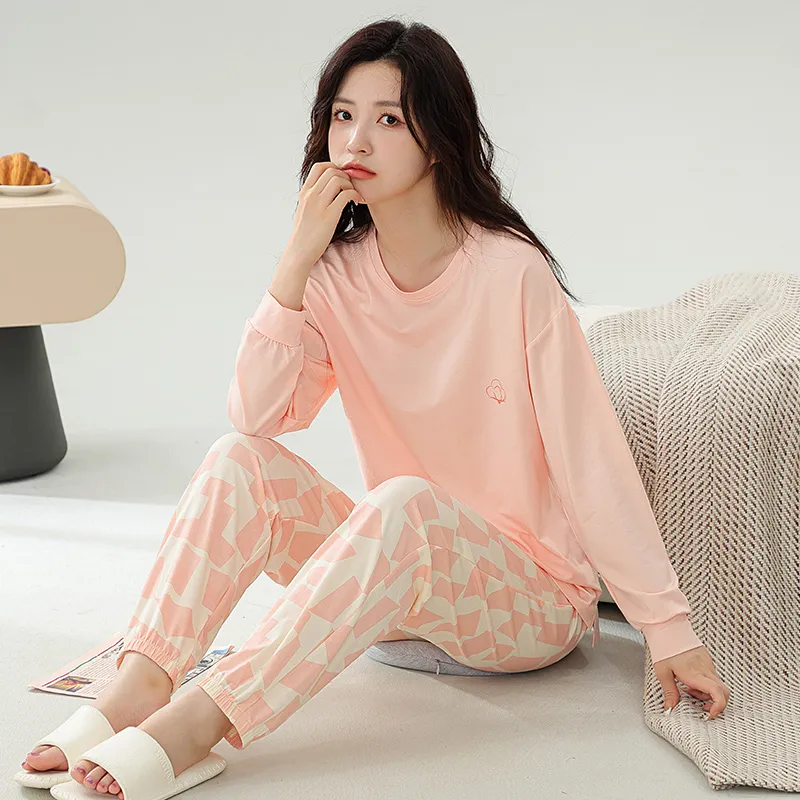 DanceBees Pajama Set Women's Pink-4